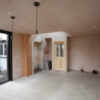 new kitchen and diner extension interior. built onto the side of a listed historic building. - home decoration stock pictures, royalty-free photos & images