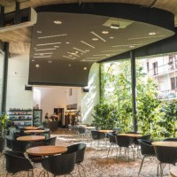 new restaurant with a view before opening - garden decoration stock pictures, royalty-free photos & images