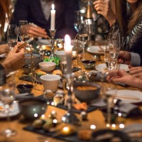 new year celebration - food stock pictures, royalty-free photos & images