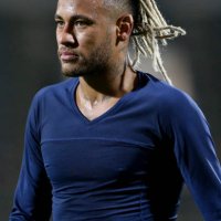 Neymar Jr of PSG and his dreadlocks following the French Cup match between GSI Pontivy and Paris Saint Germain at Stade du Moustoir on January 6,...