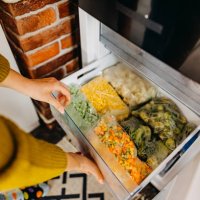 nice separated food in fridge - food stock pictures, royalty-free photos & images