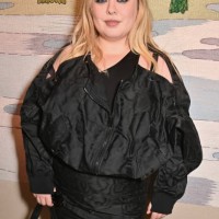 Nicola Coughlan attends the Christian Dior show during Paris Fashion Week Haute Couture Spring-Summer 2025 on January 27, 2025 in Paris, France.