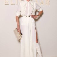 Nievez Alvarez attends the Elie Saab Haute Couture Fall/Winter 2024-2025 show as part of Paris Fashion Week on June 26, 2024 in Paris, France.