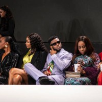 Nigerian artist Chike attends a private show of the brand Emmy Kasbit during Lagos Fashion Week in Lagos on October 27, 2024.
