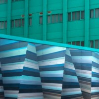 nine elms abstract architecture - garden decoration stock pictures, royalty-free photos & images