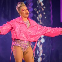 Nk performs at Villa Park on June 13, 2023 in Birmingham, England.