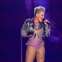 Nk performs during her Summer Carnival 2023 concert at Minute Maid Park on Wednesday, Sept. 27, 2023 in Houston.