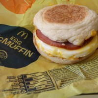 Nutritional information is printed on the wrapper of a McDonald's Egg McMuffin October 1, 2008 in San Rafael, California. California Governor Arnold...