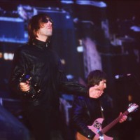 Oasis Liam Gallagher Noel Gallagher Murrayfield Stadium Edinburgh 29th July 2000.