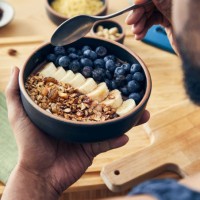 oatmeal for breakfast - food stock pictures, royalty-free photos & images
