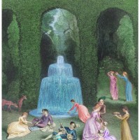 old engraved illustration of illustration for the book 