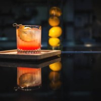 old fashioned on the bar - food stock pictures, royalty-free photos & images
