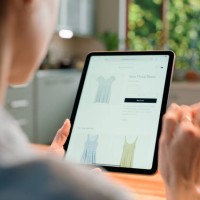 online shopping, hands and person on tablet with clothes website, internet store and fast fashion site. ecommerce, retail ux and woman on digital tech screen for products for purchase, buy or payment - fashion stock pictures,