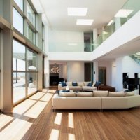 open living space in modern house - home decoration stock pictures, royalty-free photos & images