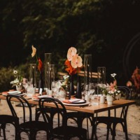 outdoor wedding reception table - home decoration stock pictures, royalty-free photos & images