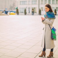 outdoors portrait of a young woman - fashion stock pictures, royalty-free photos & images