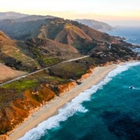 pacific ocean at big sur - travel stock pictures, royalty-free photos & images