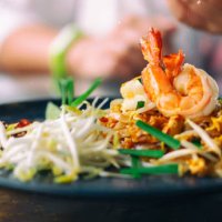 pad thai - food stock pictures, royalty-free photos & images
