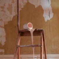 paint dripping down ladder - home decoration stock pictures, royalty-free photos & images
