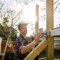 painting a tree house - home decoration stock pictures, royalty-free photos & images
