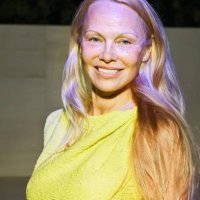 Pamela Anderson attends the Isabel Marant Womenswear Spring/Summer 2024 show as part of Paris Fashion Week on September 28, 2023 in Paris, France.