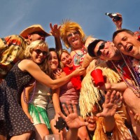 Parrotheads at Jimmy Buffet concert last summer.