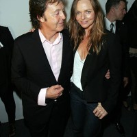 Paul McCartney and Stella McCartney pose backstage after the Stella McCartney Pret a Porter show as part of the Paris Womenswear Fashion Week...