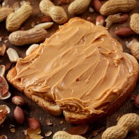 peanut butter on toast - junk food stock pictures, royalty-free photos & images
