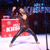 Performs onstage during the 'Live at the Atrium' Holiday Concert Series in Partnership with KIISFM Presented by Westfield Century City on December...