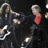Phil X and Jon Bon Jovi perform during Bon Jovi's 