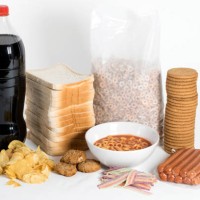 Photo illustration of 'Ultra Processed' foods on February 16, 2018 in London, England. A recent study by a team at the Sorbonne in Paris has...