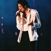 Photo of Michael JACKSON, Michael Jackson performing on stage - Dangerous Tour