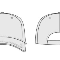 plain baseball cap - fashion stock illustrations