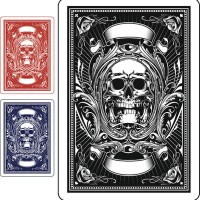 playing card back side - fashion stock illustrations