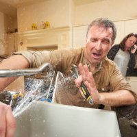 plumbing mishap - home decoration stock pictures, royalty-free photos & images
