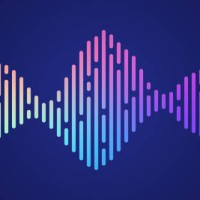 podcasting audio sound wave abstract background - concert stock illustrations