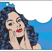 pop art beauty - nails art stock illustrations