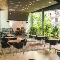 popular restaurant with a view of old town - garden decoration stock pictures, royalty-free photos & images