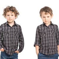 porträt des kleinen jungen vor und nach dem schneiden - hairstyle stock-fotos und bilder