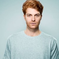 portrait of a re hair male looking into camera - hairstyle stock pictures, royalty-free photos & images