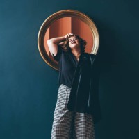 portrait of a smiling young plus size woman. - fashion stock pictures, royalty-free photos & images