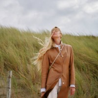 portrait of beautiful young woman in nature - fashion stock pictures, royalty-free photos & images