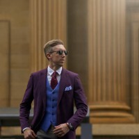 portrait of fashion blogger steve tilbrook - fashion stock pictures, royalty-free photos & images