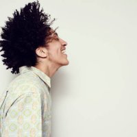 portrait of happy young man - hairstyle stock pictures, royalty-free photos & images