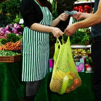 portrait of man buying fresh food at market - food stock pictures, royalty-free photos & images