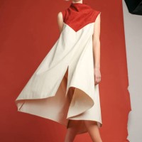 portrait of woman in studio on the red background - fashion stock pictures, royalty-free photos & images