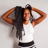 portrait of women touching hair - hairstyle stock pictures, royalty-free photos & images