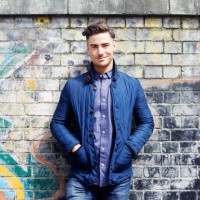 portrait of young man against wall. - fashion stock pictures, royalty-free photos & images