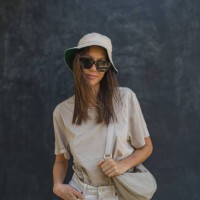 portrait of young woman in boho outfit - fashion stock pictures, royalty-free photos & images