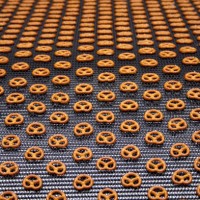 pretzels on conveyor belt in factory - food stock pictures, royalty-free photos & images